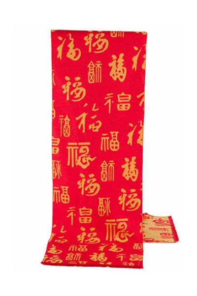 SKSL003 製造活動披肩 來樣訂造大紅色披肩 印logo禮品圍巾 披肩製造商 超長圍巾 細節-19